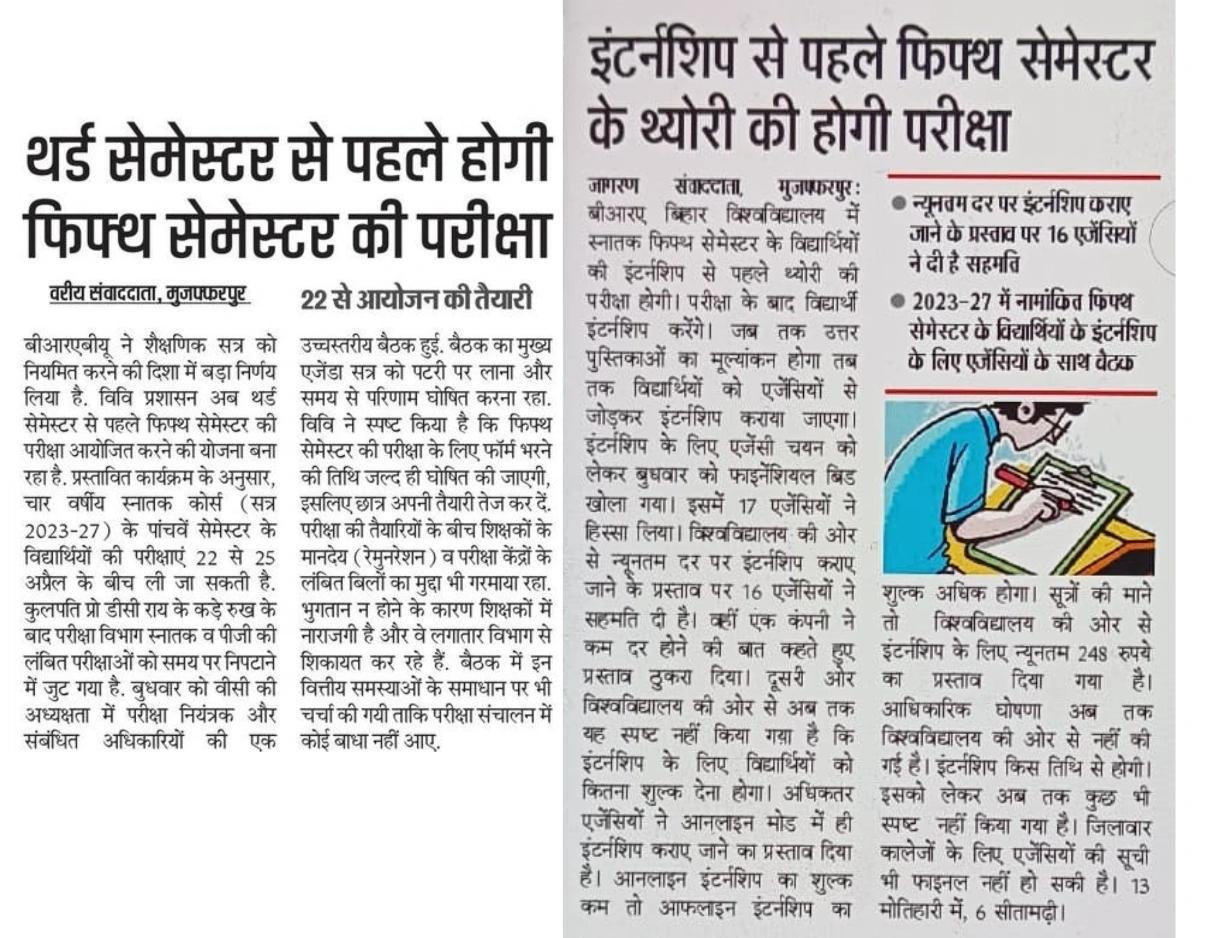 BRABU UG 2023-27 Exam 2026