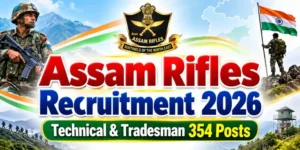 Assam Rifles Technical Tradesman Recruitment 2026