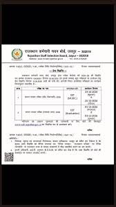 Rajasthan safai kramcharri official notification 