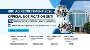 UIIC Administrative Officer Recruitment 2026