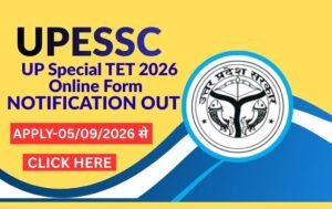 UP Special TET Online Form 2026