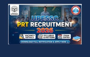 UPESSC PRT assistance teacher recruitment 