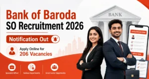 Bank of Baroda SO Recruitment 2026