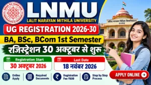 LNMU UG 1st Semester Registration 2026-30