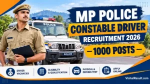 MPESB MP Police Constable Driver Recruitment 2026