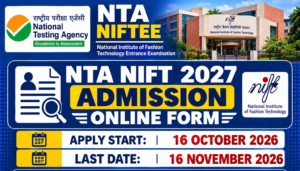 NTA NIFTEE Admission Form 2027