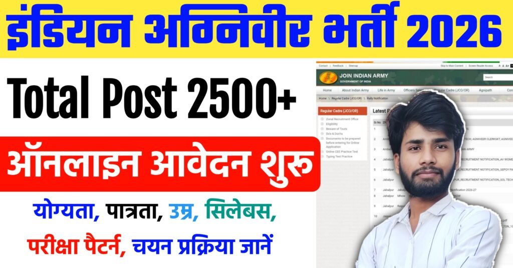Indian Army Agniveer Recruitment 2026