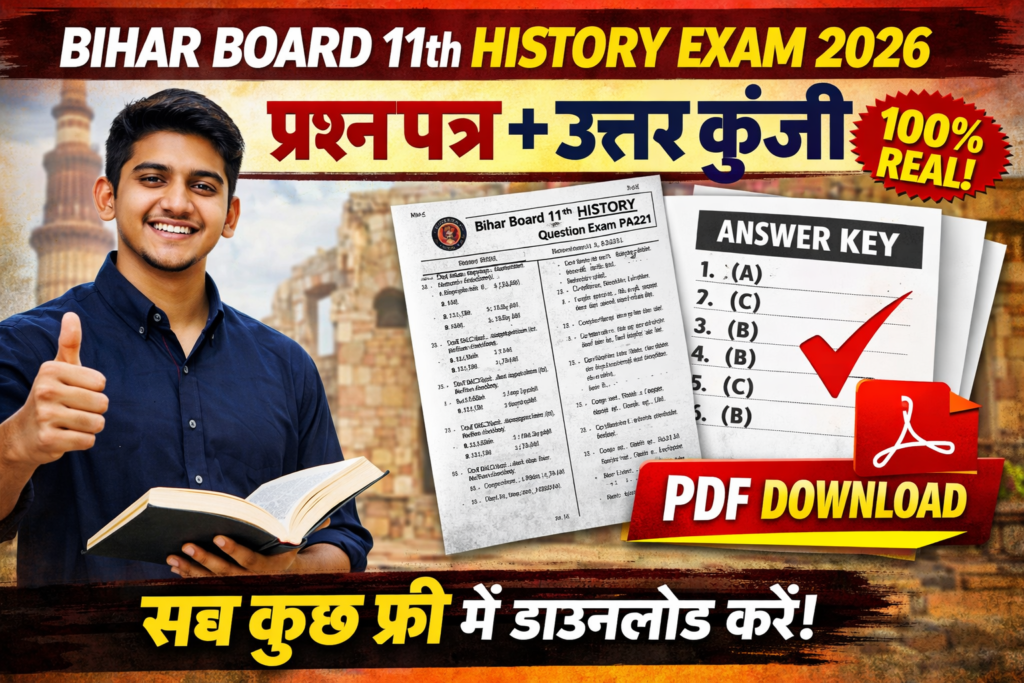 Bihar Board 11th History Annual Exam 2026