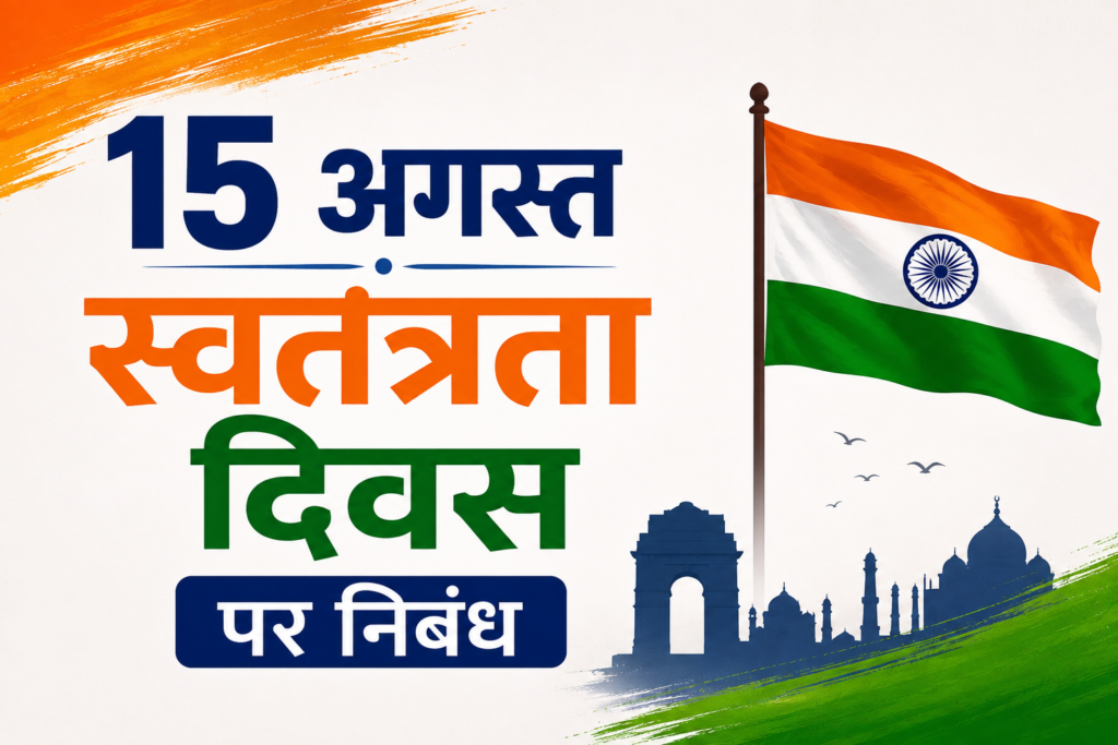 15 August Essay in Hindi