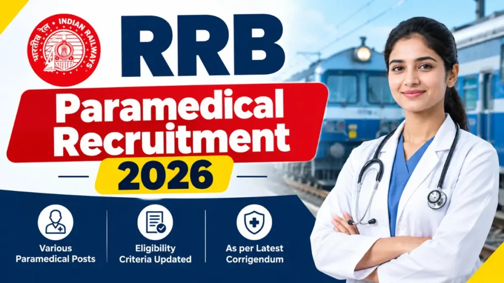 RRB Paramedical Staff 2026