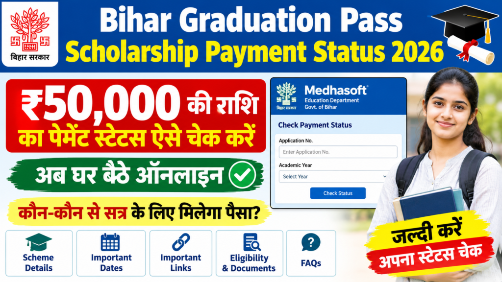 Bihar graduation pass scholarship